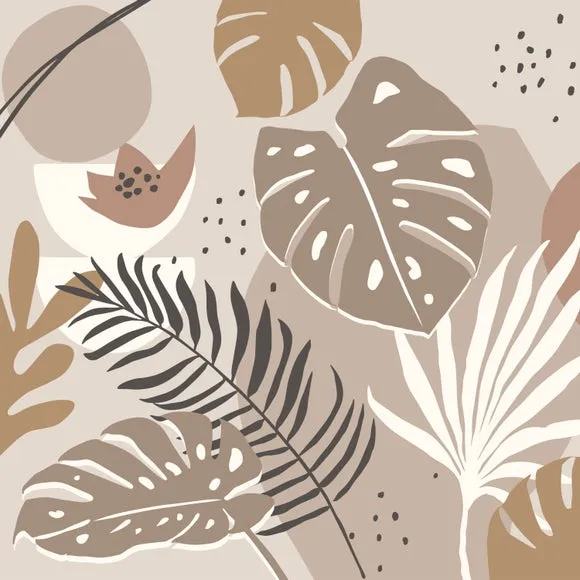 Tropical Abstract Wall Mural 5