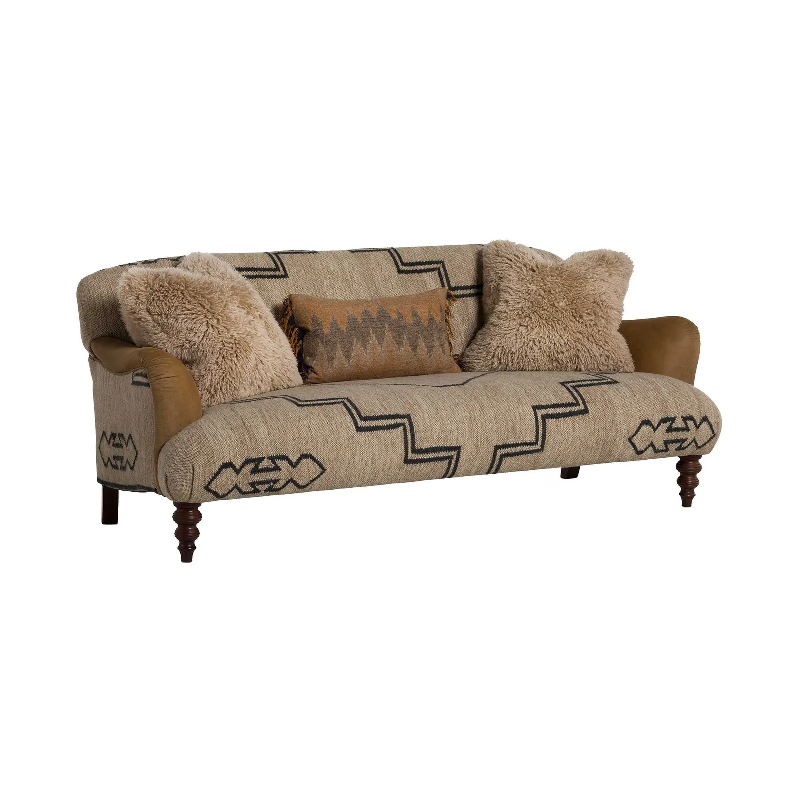 Tetrad Dakota Midi Sofa Cherokee Rug/Comanche Rawhide Fabric | Barker & Stonehouse 6