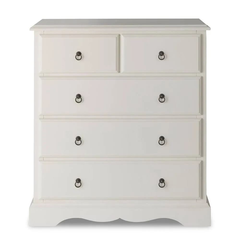 Statement Furniture Romance 2 Over 3 Chest of Drawers in Light Grey
