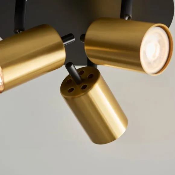 Carter 3 Light Semi Flush Spotlight 6