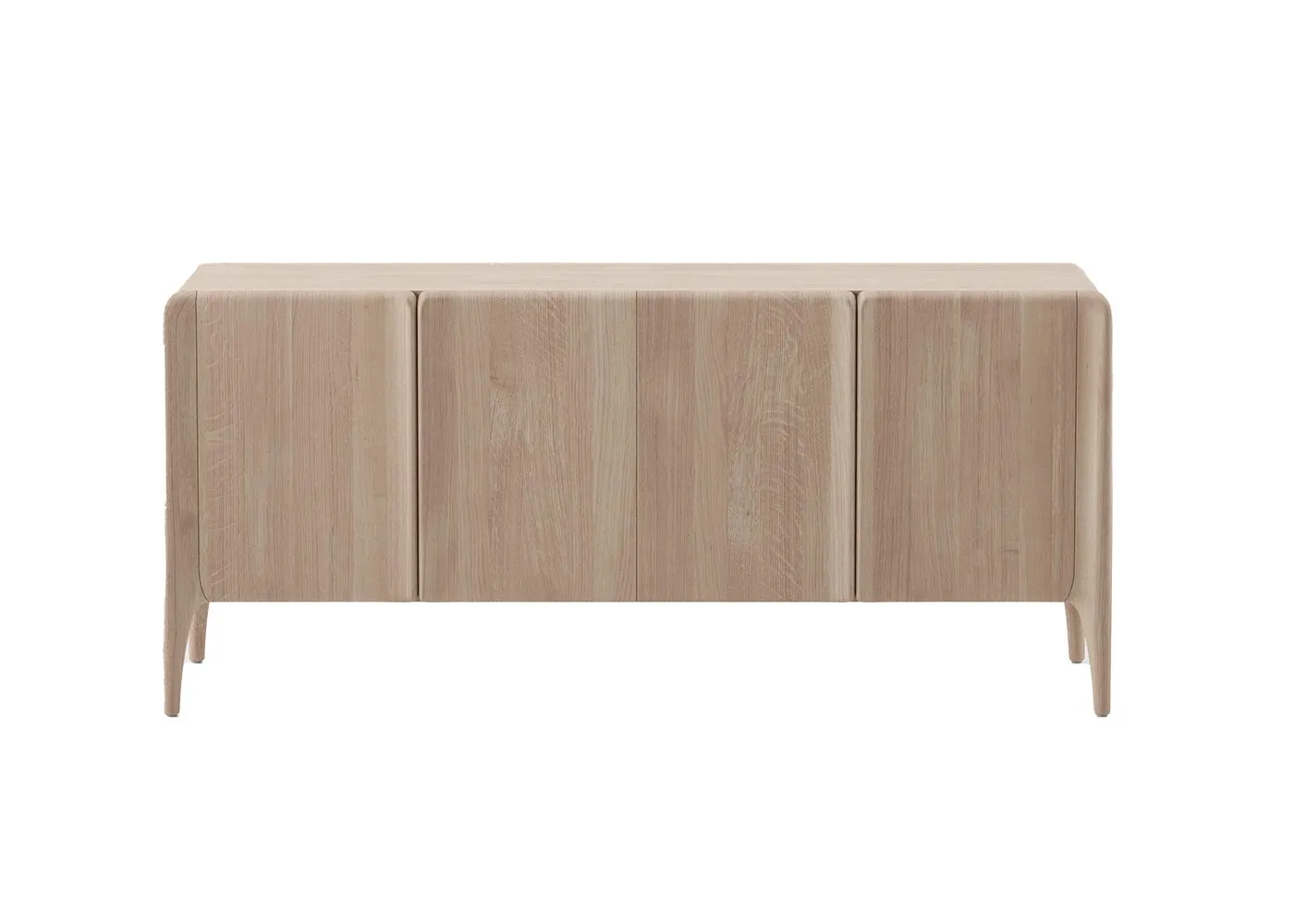Artisan Rio Sideboard 4 Doors Oak White Oil 205 x 75cm 1