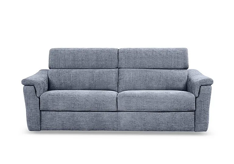 Bella 3 Seater Fabric Sofa - Baby Blue