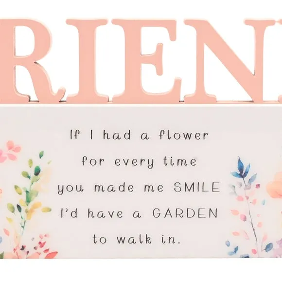 The Cottage Garden Floral Word Ornament 4