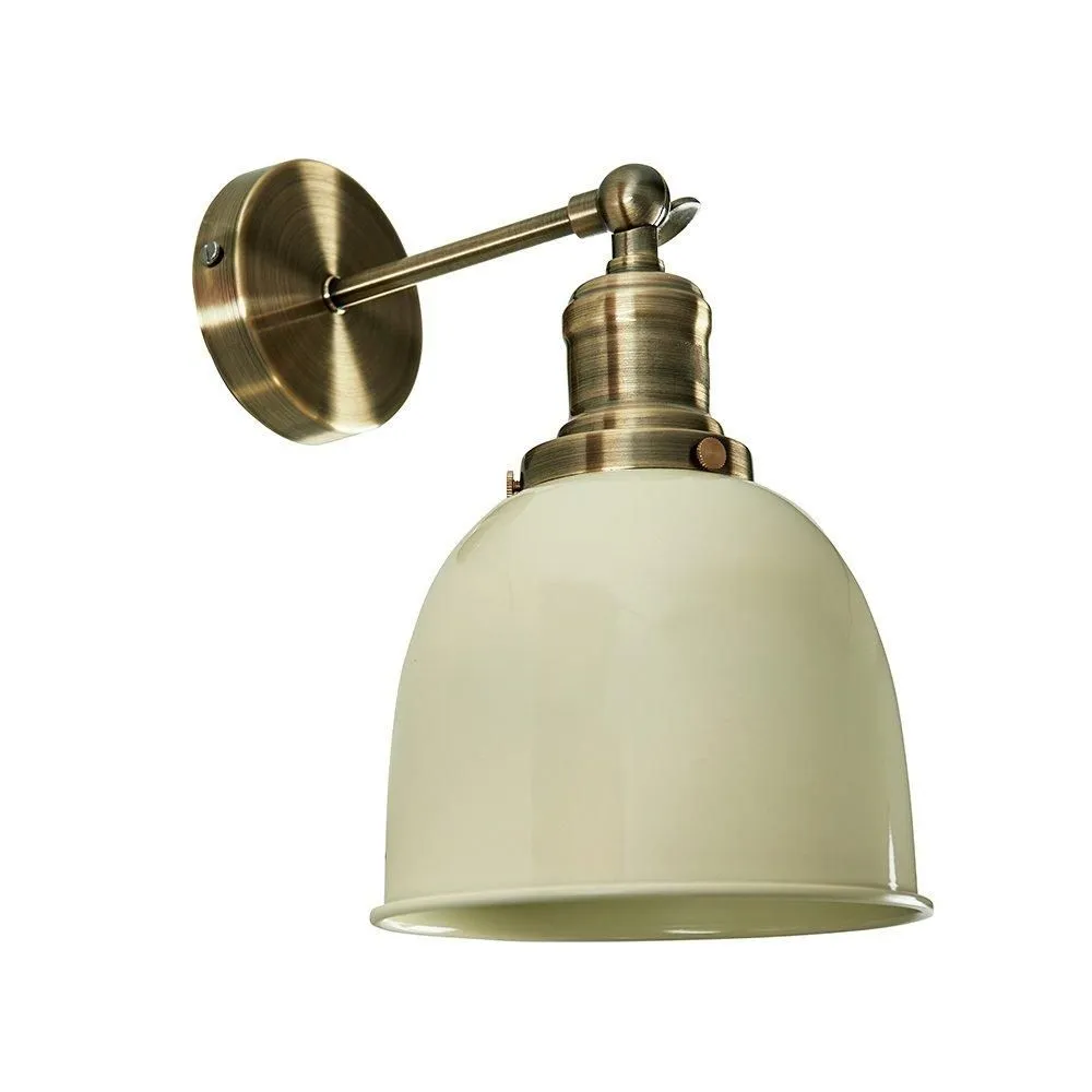 ValueLights Wilhelm Antique Gold Indoor Wall Light