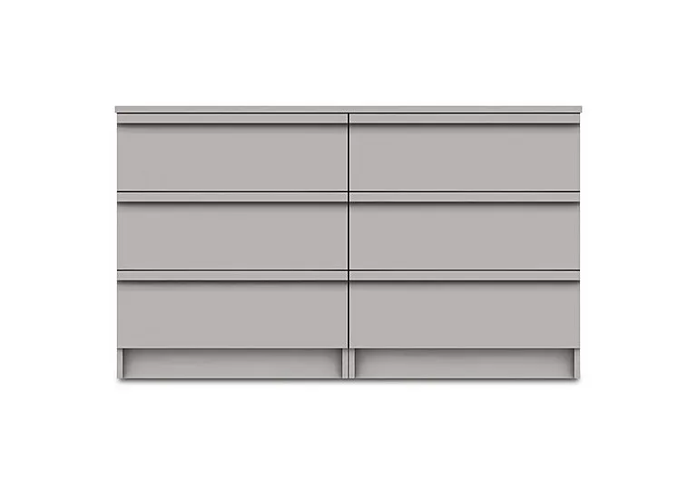 Kings Cross 6 Drawer Chest - Light Grey