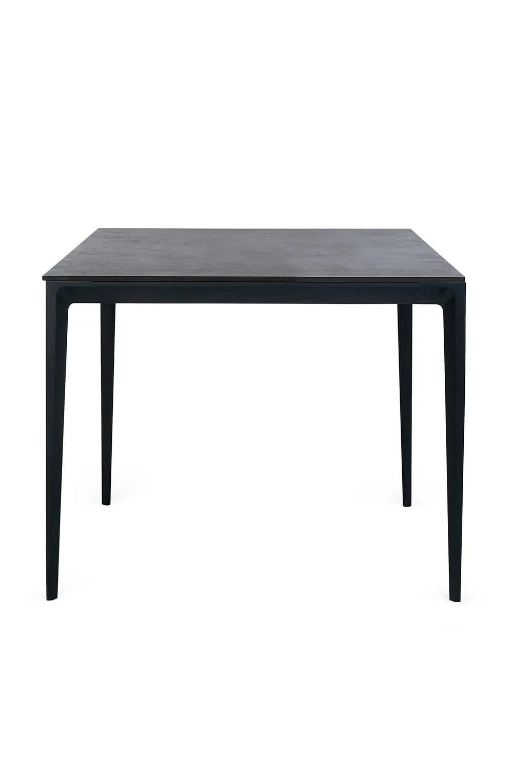 Julian Bowen Miami Square Stone Top 4 Seater Dining Table in Grey 3