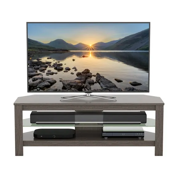 Calibre Plus Wide TV Unit Grey Oak Effect for TVs up to 50" 3
