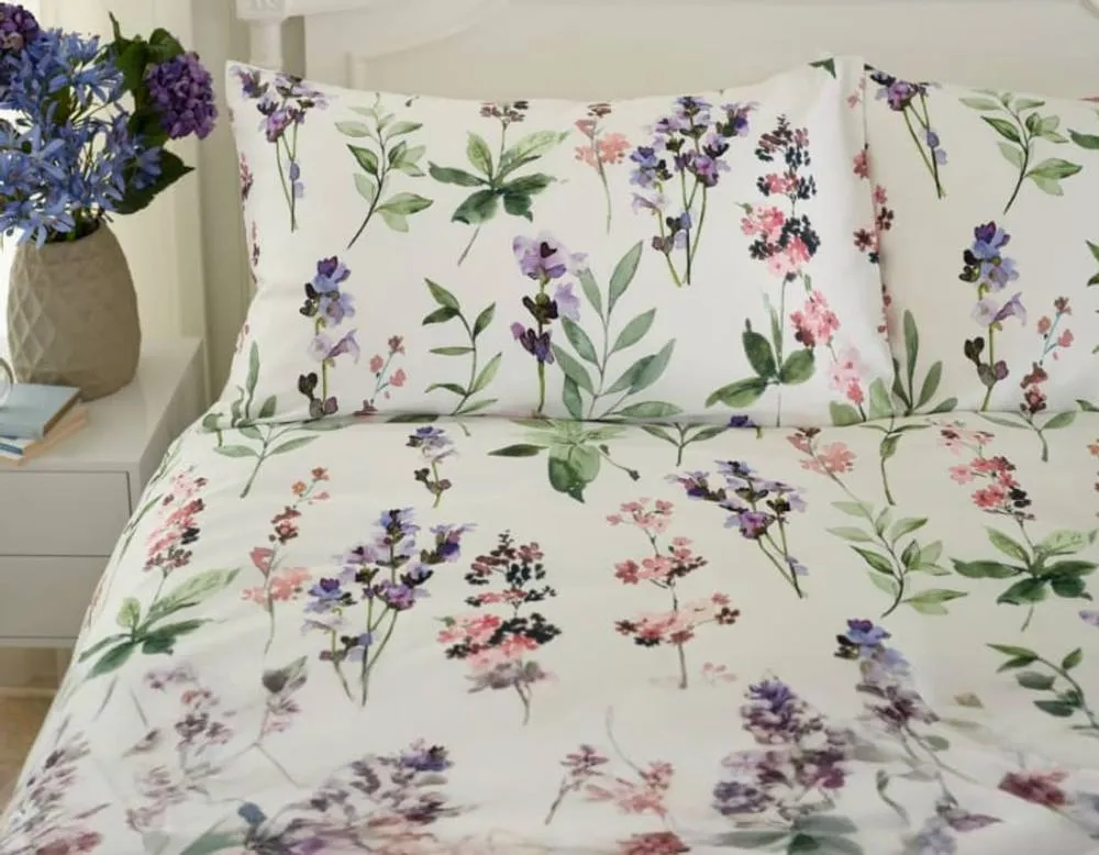 Deyongs Cottage Garden Cotton Duvet Set with Digital Print 3