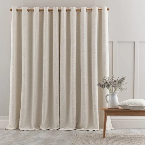 Churchgate Woodhouse Boucle Eyelet Curtains (Blackout Available) 4