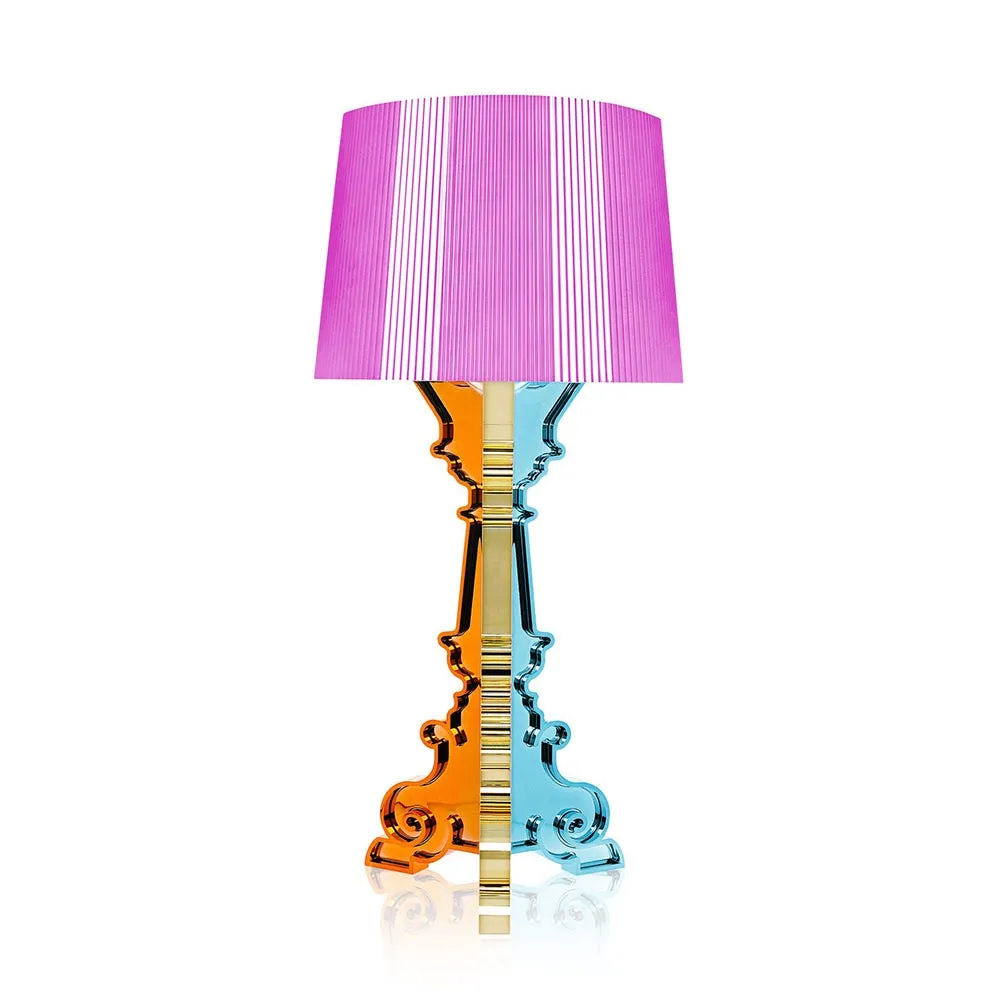Kartell Bourgie Table Lamp Metallic Multi With Fuchsia 2