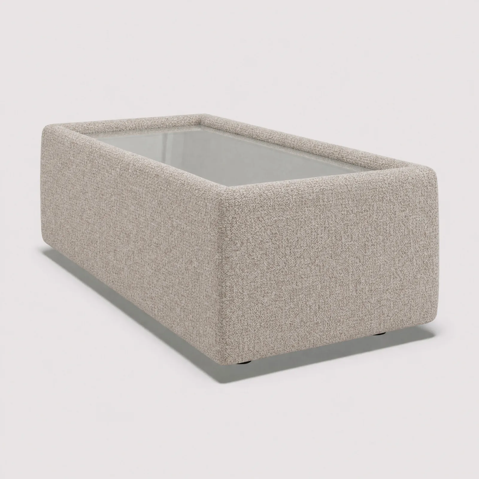 Lomax Rectangular Glass Top Table, Grey | Barker & Stonehouse 1