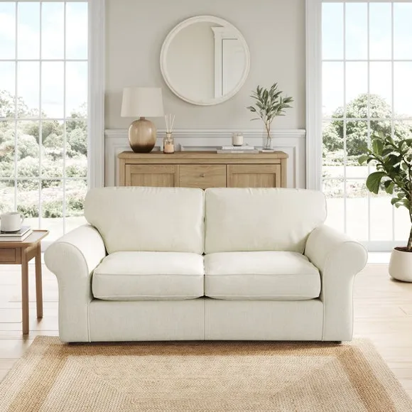 Flori Chunky Chenille 2 Seater Sofa Bed 1