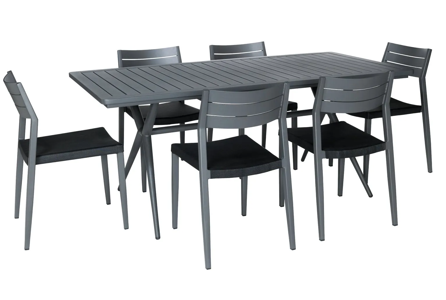 Habitat Lobos 6 Seat Table Set With Chairs