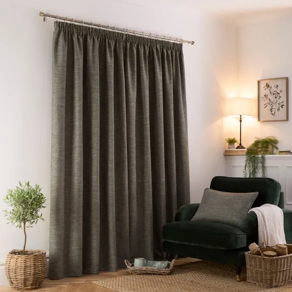 Churchgate Swithland Herringbone Pencil Pleat Curtains 4
