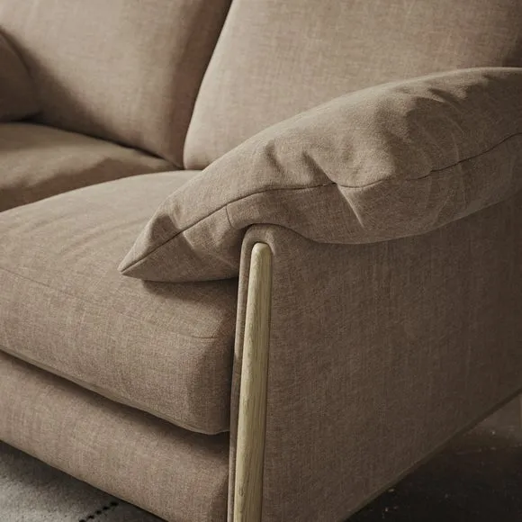 Hector Tonal Plush Chenille 2 Seater Sofa 2