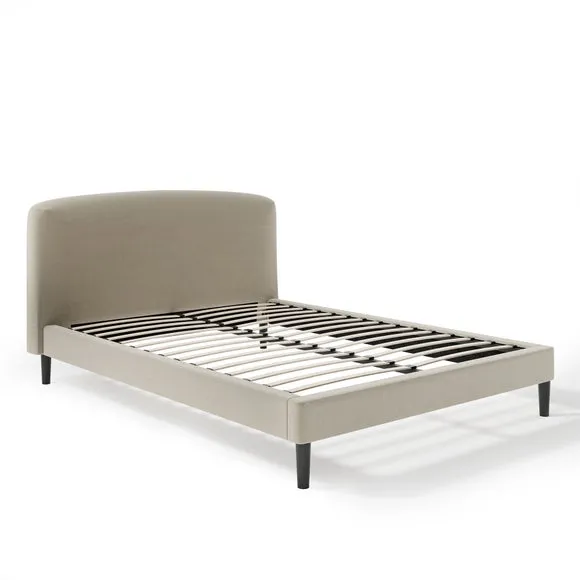 Modern Curved Upholstered Bed Frame 2