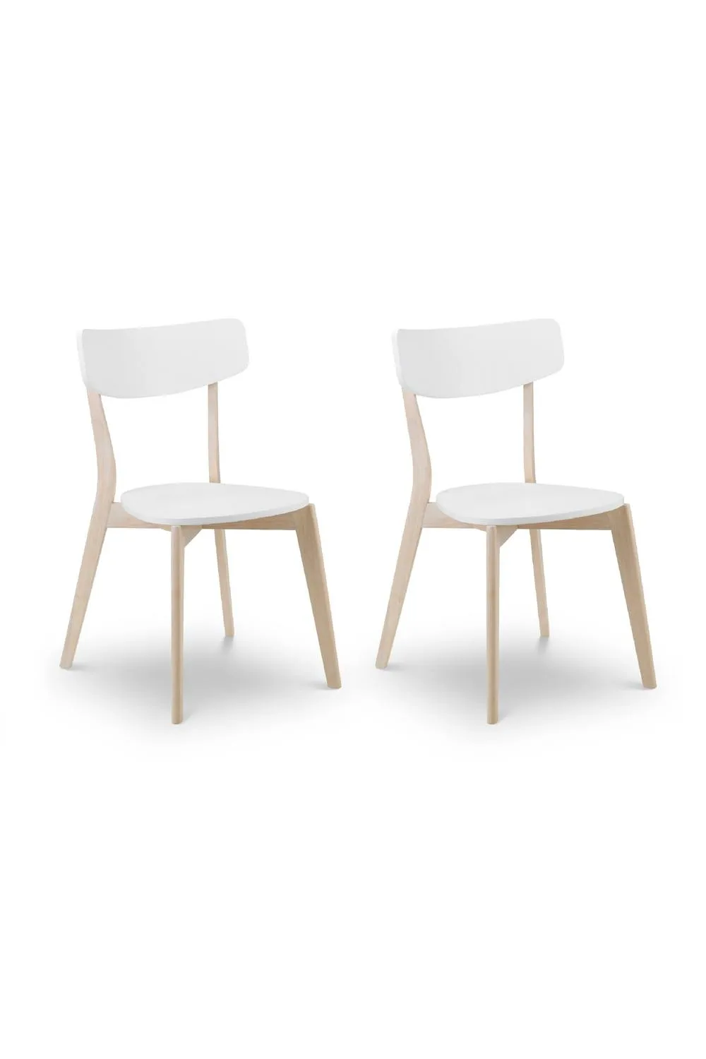 Julian Bowen Casa Dining Chair (Set of 2) in White 3