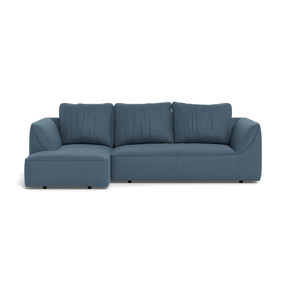 Heal's Morven Left Hand Facing Corner Chaise Sofa Capelo Linen-Cotton Mineral 1