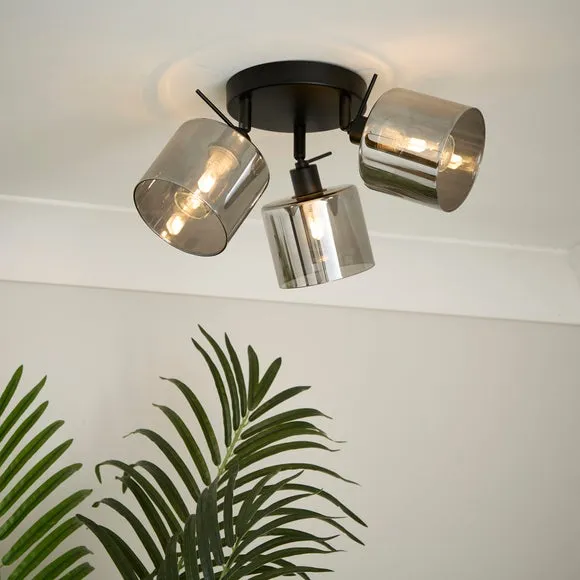 Erin 3 Light Adjustable Semi Flush Spotlight 1