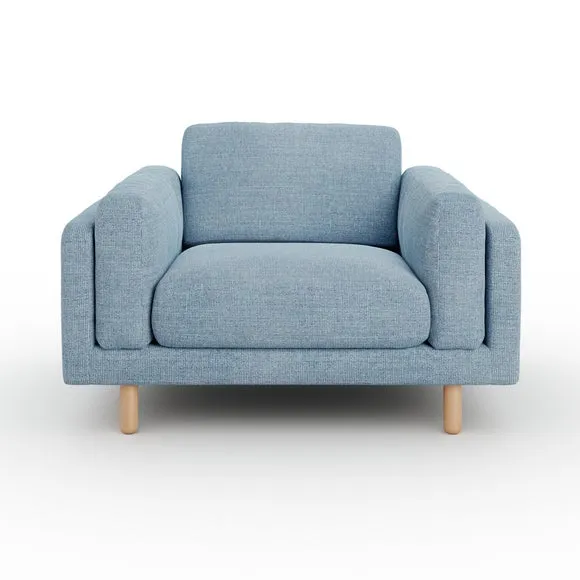 Newton Chunky Tonal Weave Snuggle Chair 6