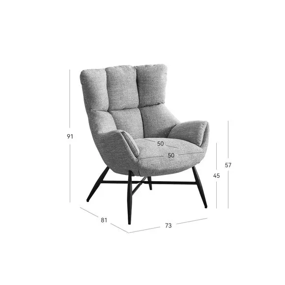 Hamilton Chenille Accent Chair 4
