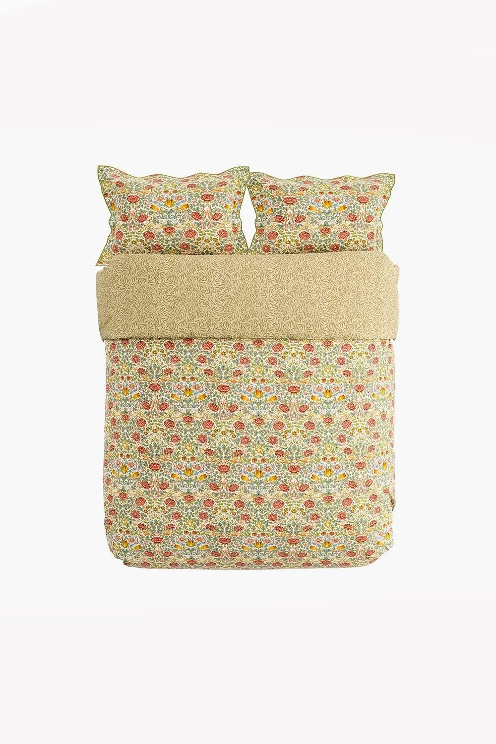 Morris & Co 'Rose' Cotton Duvet Cover Set 3