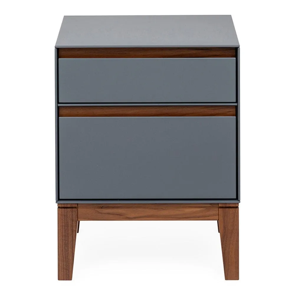 Heal's Lars Bedside Table Grey 3