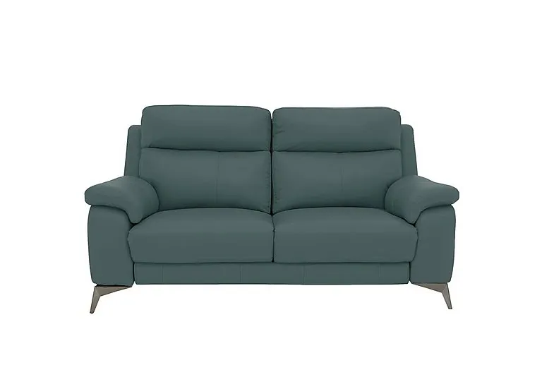 Missouri 2 Seater Leather Sofa - BV Lake Green