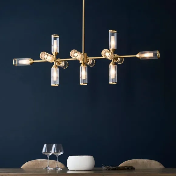 Vogue Bailey Art Deco 13 Light Adjustable Ceiling Light