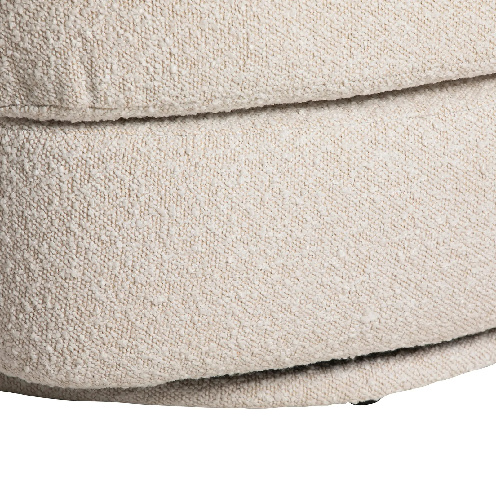 Arman Swivel Armchair, Neutral Boucle | Barker & Stonehouse 6