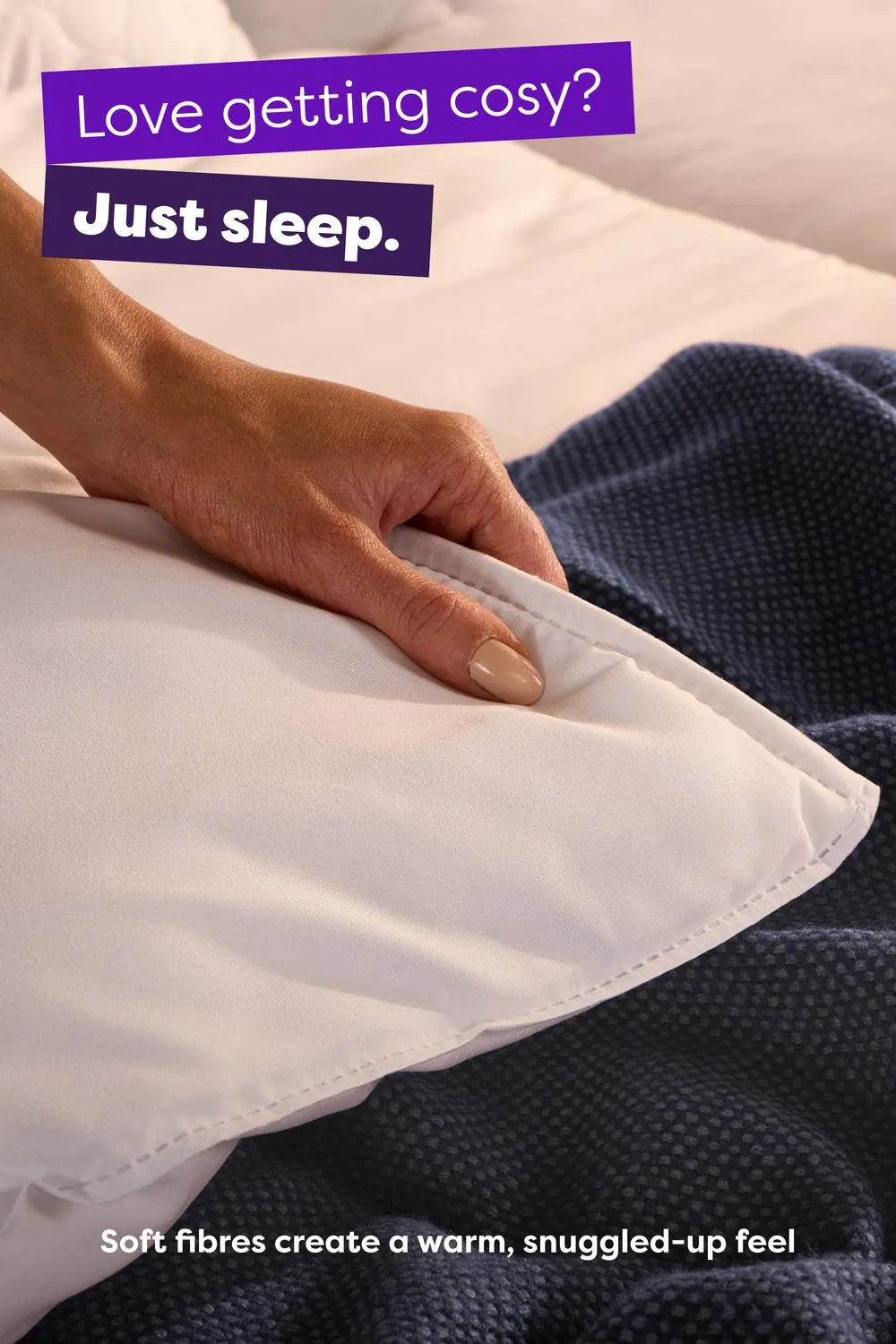 Slumberdown Just Sleep 13.5 Tog Winter Duvet in White 4