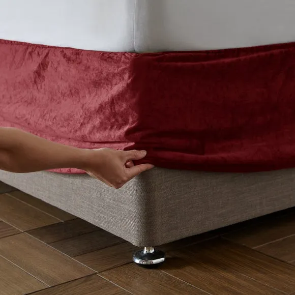 Catherine Lansfield Kingsley Matte Velvet Divan Base Bed Wrap 3
