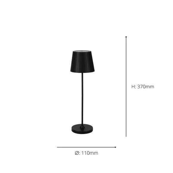 EGLO Cabozo Rechargeable Colour Changing LED Outdoor Table Lamp 3