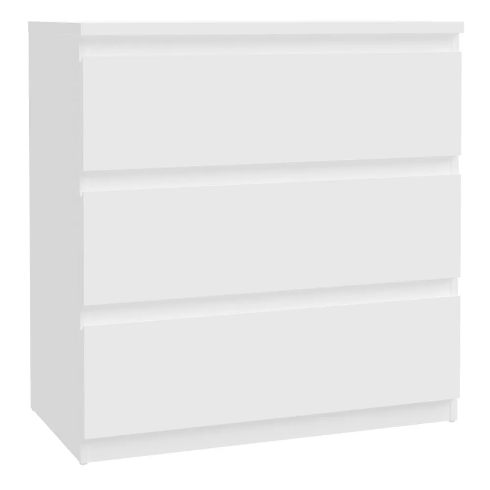 Furniture To Go Edmore 3 Drawer Chest in White 2