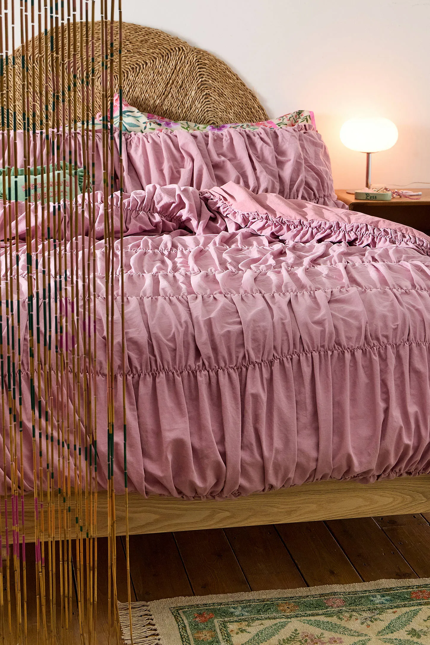 Cinched Duvet Set - Red Berry 6
