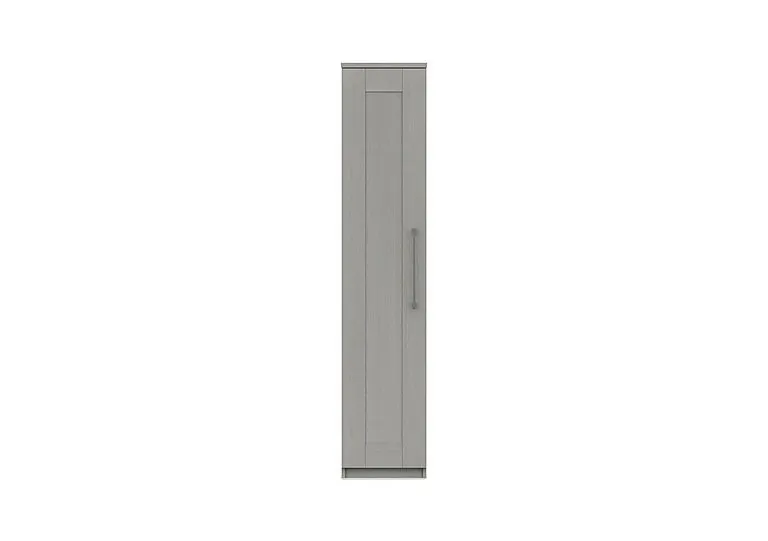 Fenchurch 1 Door Wardrobe - Light Grey
