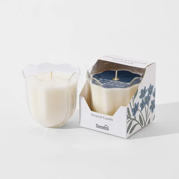 English Garden Geranium & Chamomile Candle 5