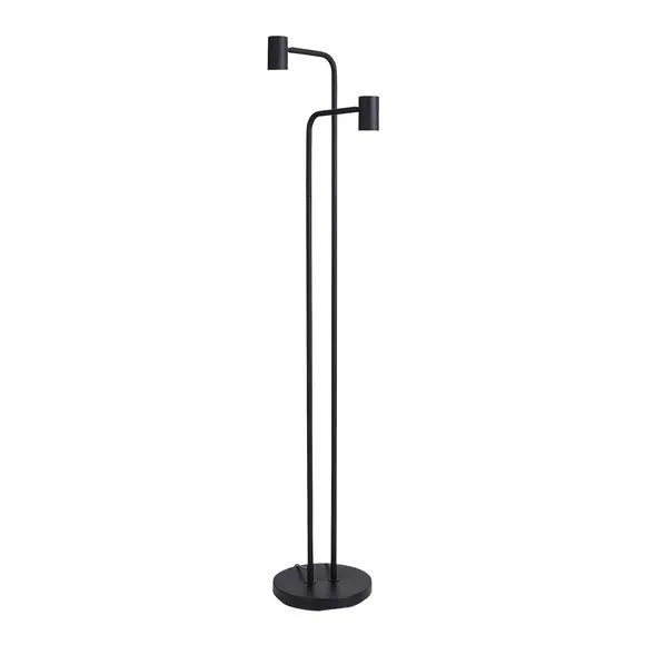 Bradford Matt Black Floor Lamp 5