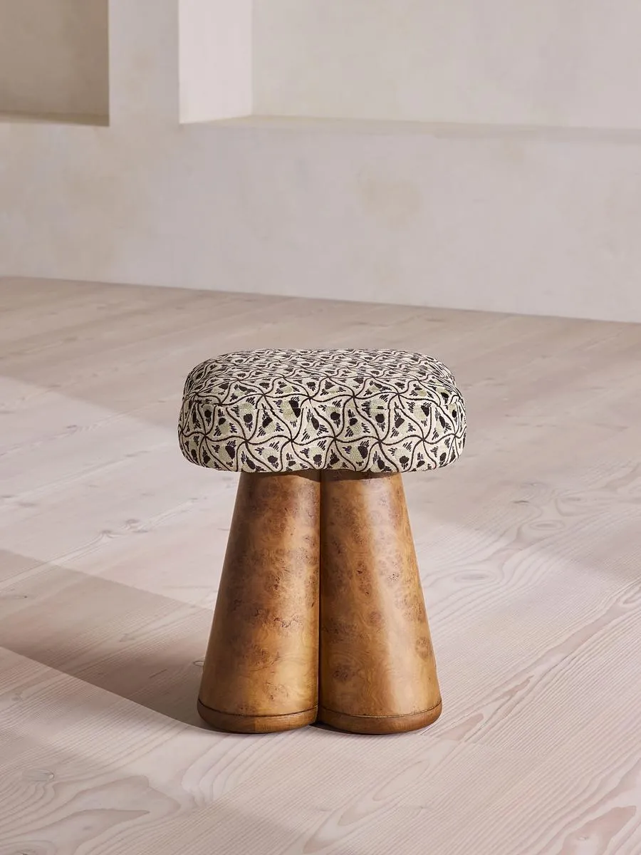 Albany Footstool, Murphy Jacquard