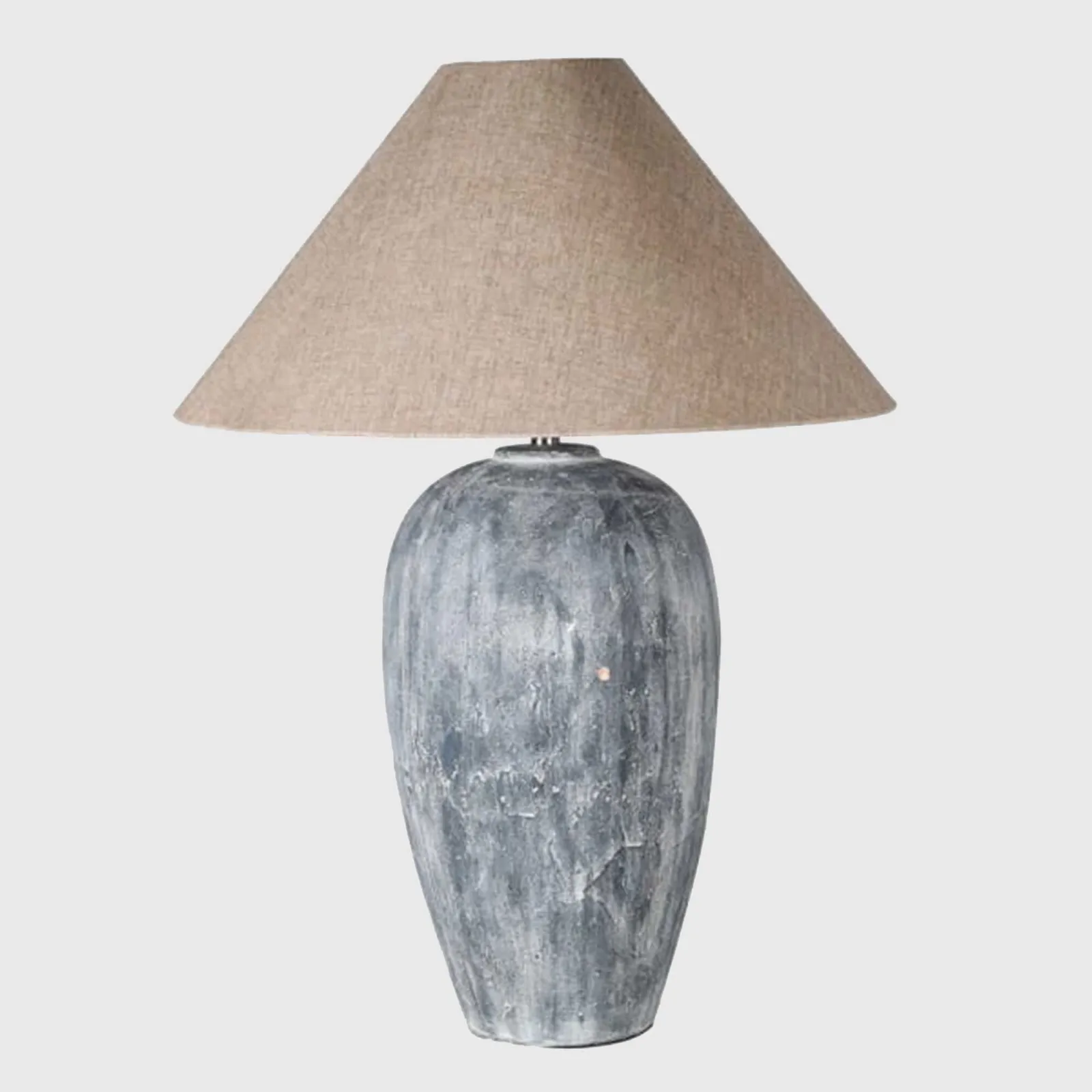 Washed Blue Table Lamp Metal | Barker & Stonehouse