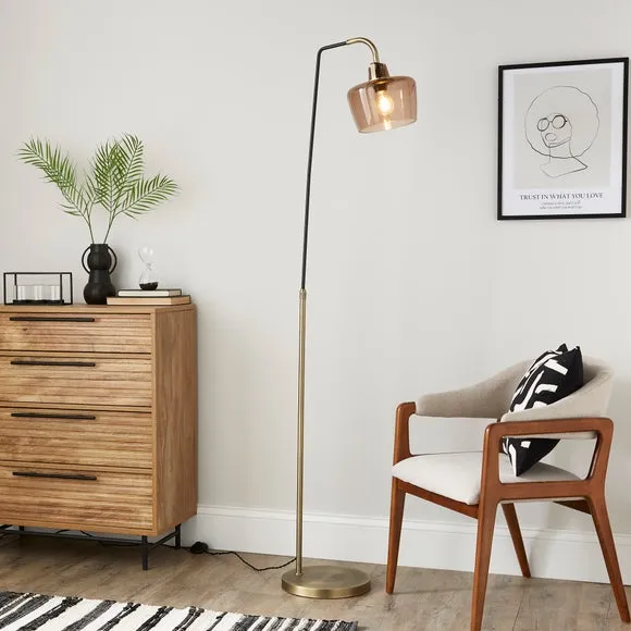 Auburn Industrial Adjustable Floor Lamp 1