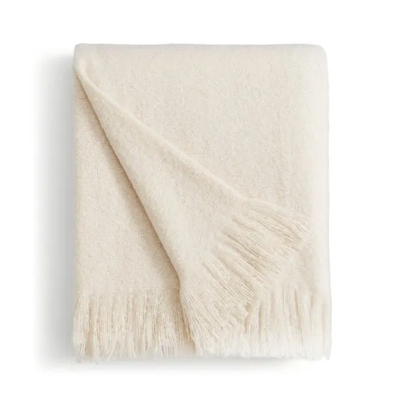 Brushed Boucle Throw Blanket 2