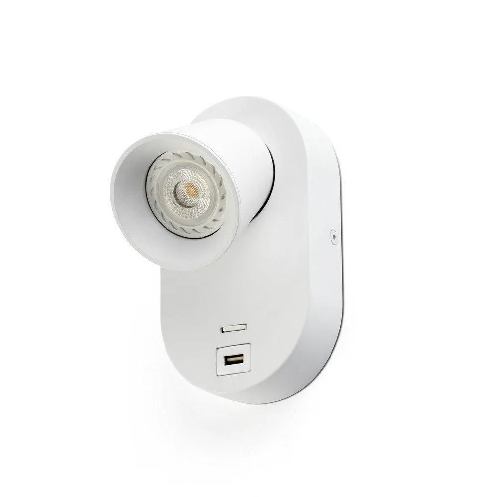 Netlighting Corb Integrated LED Wall Spotlight Wall Light White