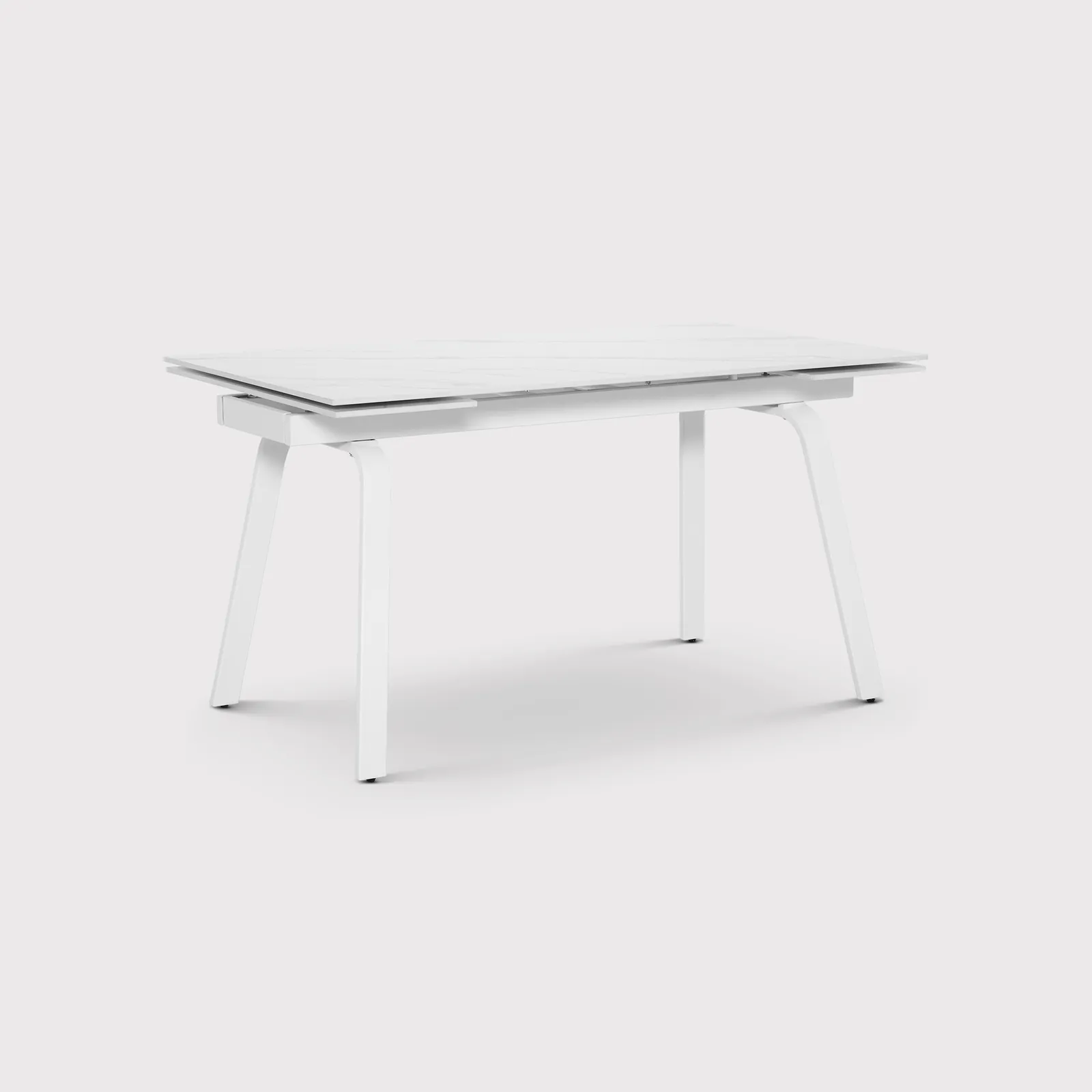 Adeena Extending Dining Table, White | Barker & Stonehouse