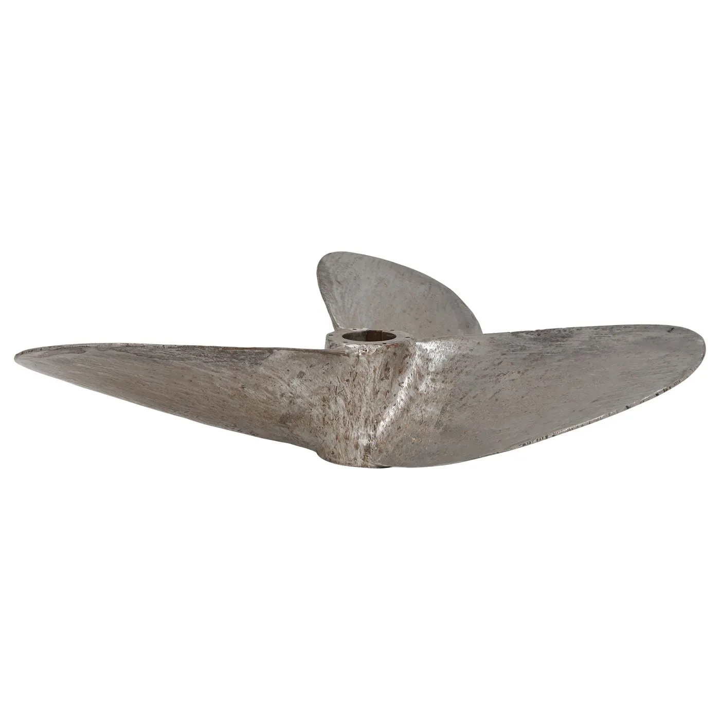 Timothy Oulton Junk Art Propeller Round Coffee Table Small, Silver Glass | Barker & Stonehouse 5
