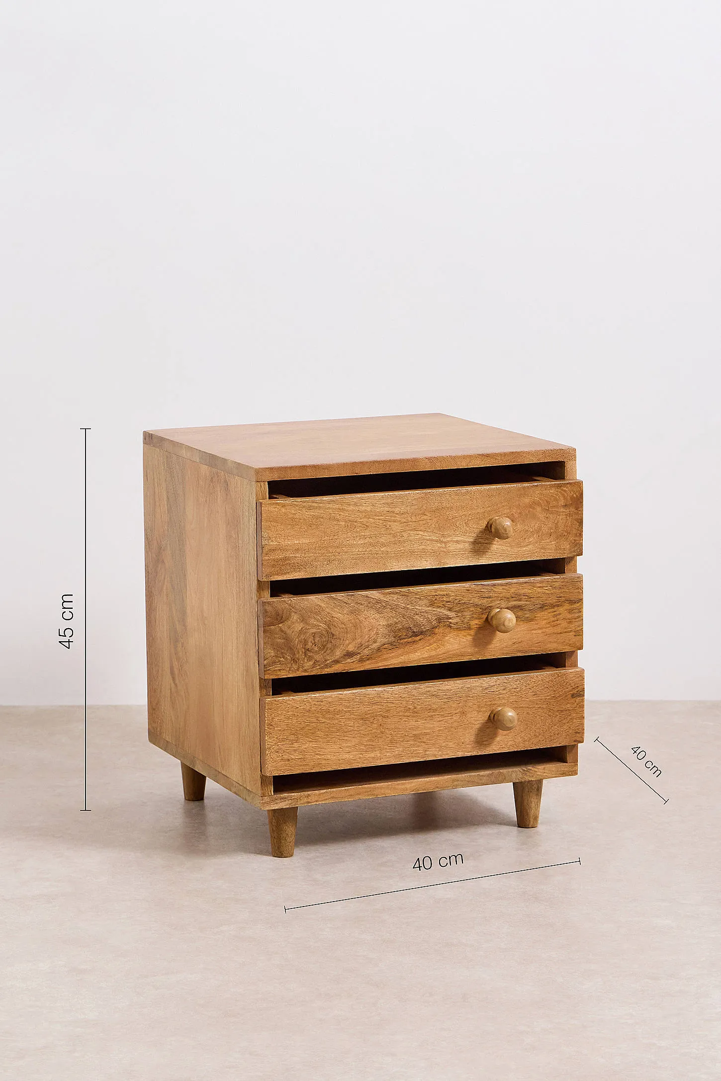 Locker Nightstand - Natural ALL 6