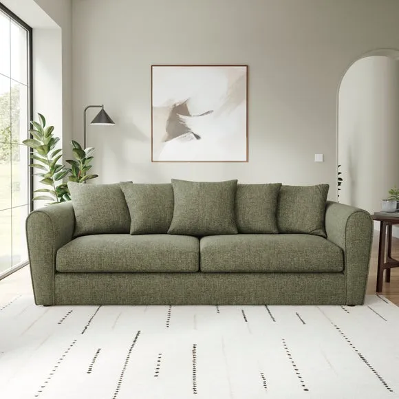 Blake Soft Texture Chenille 4 Seater Sofa