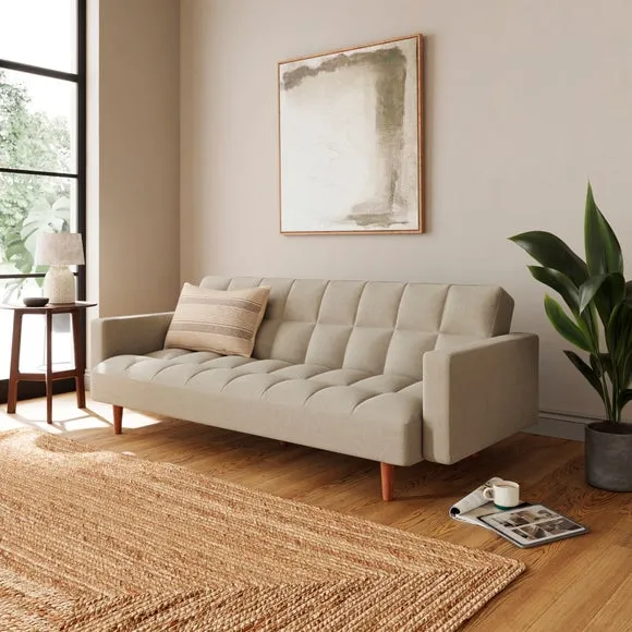 Waffle Chenille Clic Clac Sofa Bed 1