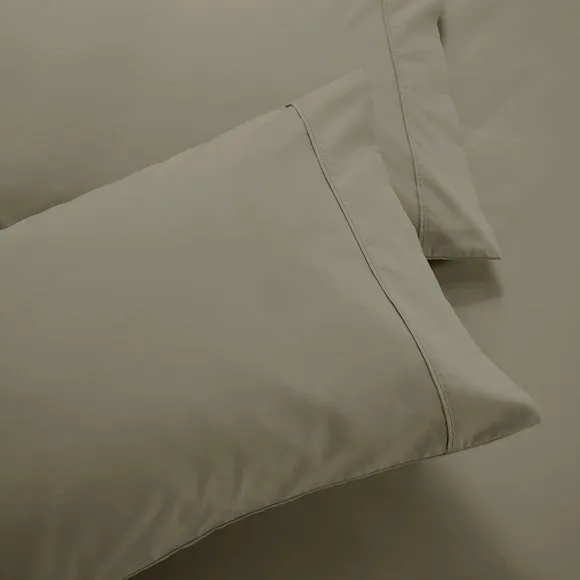 Dorma Crisp & Fresh 400 Thread Count Egyptian Cotton Percale Standard Pillowcase 2