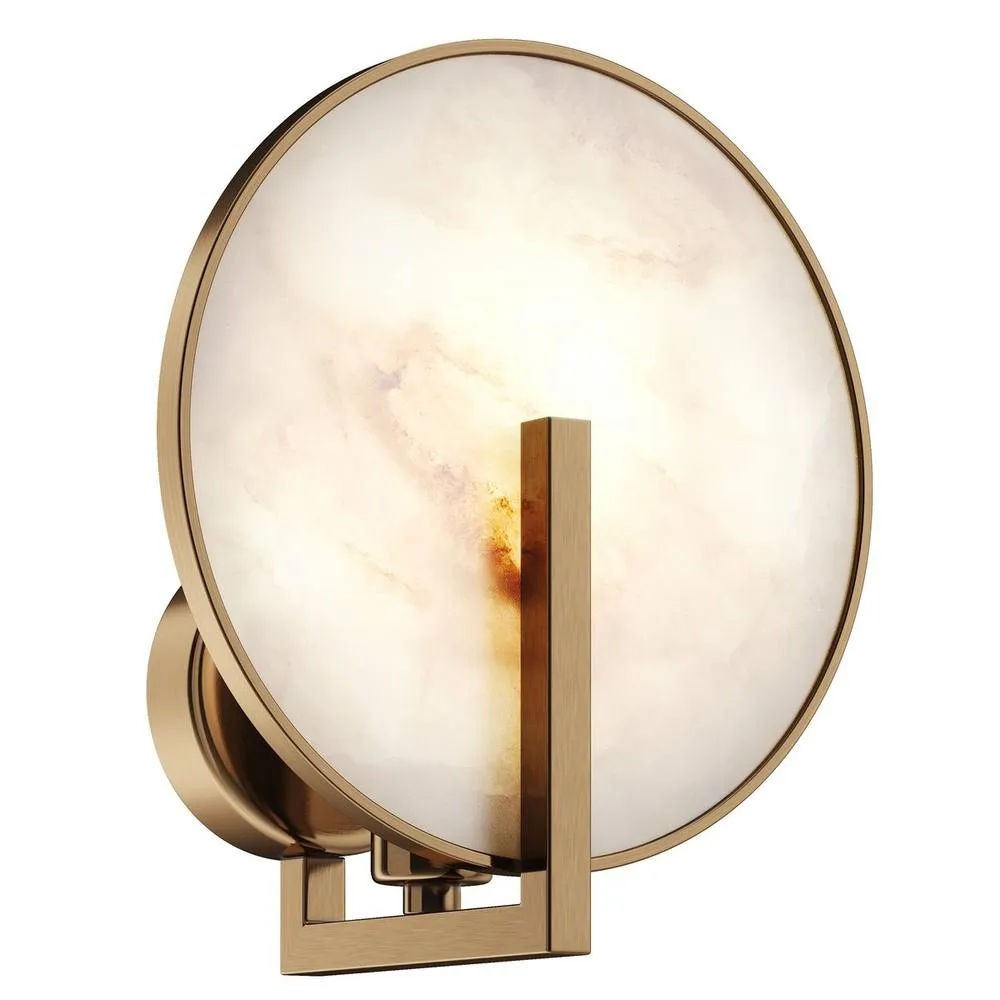 Netlighting Maytoni Marmo Modern Wall Lamp Gold E14 4